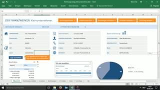 Rechnungen erstellen mit Excel  Der Finanzwerker Tutorial [upl. by Nahtaj]