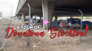 This Is How TERRIBLE Downtown Stockton California Looks Now [upl. by Ahsened]