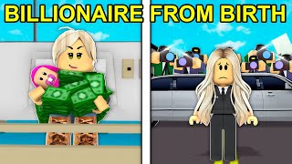 Billionaire From Birth Roblox Brookhaven [upl. by Silber]