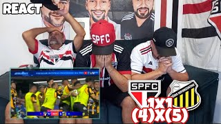 REACT SÃO PAULO 1 4X5 NOVORIZONTINO  ELIMINADOS FORA CARPINI [upl. by Blane]