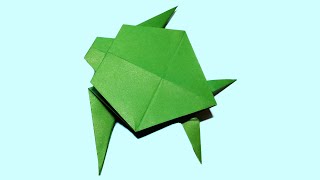 Como hacer Tortuga Marina de papel  Origami  Paso a Paso con guia de doblar  Papiroflexia [upl. by Oravla342]