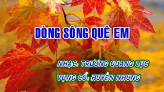 Karaoke Vọng Cổ Dòng Sông Quê Em [upl. by Aninnaig]