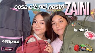 COSA CÈ NEL NOSTRO ZAINO consigli zaini da acquistare  back to school 6 [upl. by Riti]