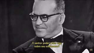 Guimarães Rosa  Entrevista raríssima em Berlim 1962 [upl. by Jat]