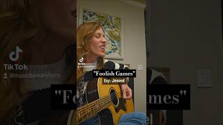 quotFoolish Gamesquot by Jewel cover acoustic singer [upl. by Anitsirt]