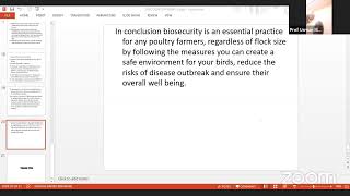 Biosecurity Protocols in Poultry Management By Dr Abayomi Olanepekun DVM [upl. by Ardenia]