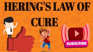 HERINGS LAW OF CURE [upl. by Padraic]