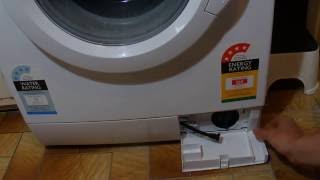 How to Clean the Bottom Pump Cover on a Front Loading Washing Machine  Tutorial [upl. by Ishii781]