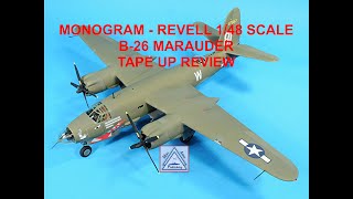 Revell 148 scale B26 Marauder tape up review [upl. by Tucker]