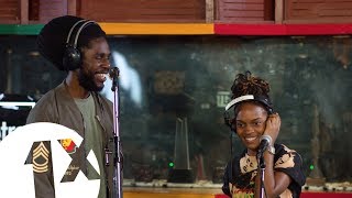 Chronixx amp Koffee  Real Rock Riddim  1Xtra in Jamaica [upl. by Eivi]