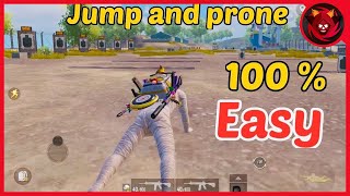 How to do Jump and Prone in Pubg Jump and Prone Together [upl. by Samalla]