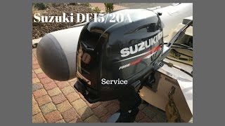 Suzuki DF1520A Service  Tutorial  MotorampGetriebeölwechsel  Servicerückstellung  HowTo [upl. by Raman]