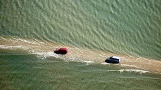 This road gets flooded amp disappeared twice daily in France [upl. by Eeloj]