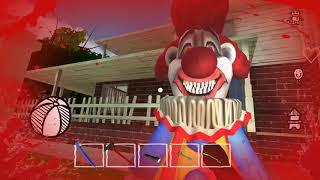 The Clown  Hello Slickpoo Neighbor  Mobile Game 4 [upl. by Lonier914]