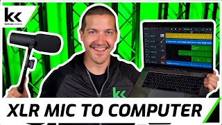 How to Connect XLR Mic To Computer Mac or PC [upl. by Seluj]