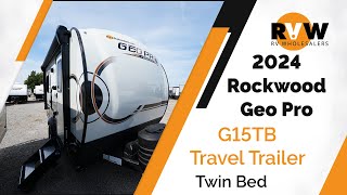 2024 Rockwood Geo Pro G15TB Travel Trailer WalkThrough [upl. by Onaled]