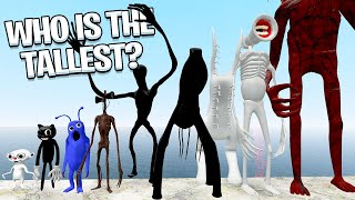 Who is the TALLEST Trevor Henderson Creature Garrys Mod [upl. by Anet]