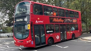 Volvo B5LH Wright Eclipse Gemini 2 Arriva London HV11 LJ60AXC Route 466 Addington Village [upl. by Wolfort456]