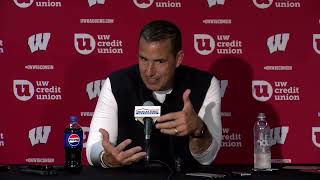 Luke Fickell PostGame Media Conference  Wisconsin Football  Sept 16 2023 [upl. by Hayn]