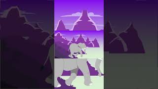 shortsvideo short motiongraphics animaciondigital elefante [upl. by Killion241]