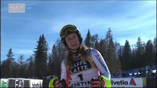 Ski WM 2021 Katharina Liensberger  1 Platz  Slalom  Damen  Lauf 2 [upl. by Eked]