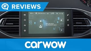 Peugeot 308 2017 Hatchback infotainment and interior reveiw  Mat Watson Reviews [upl. by Meir]