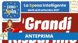 VOLANTINO EUROSPIN dal 16 al 26 settembre 2021 [upl. by Matelda]