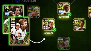 Let’s Open New Epic National Attackers Pack  Epic SCHOLES Batistuta [upl. by Liban]