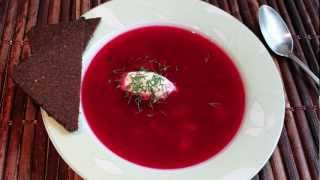 Beef Borscht Recipe  How to Make Beef and Beet Soup [upl. by Berget]