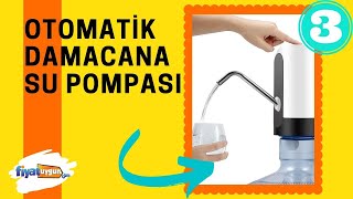 Otomatik Damacana Su Pompası  Taşmaya Son [upl. by Anuahc]