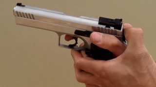 Decocking DoubleSingle Action Semi Auto Pistol  Safer Method [upl. by Imuyam]