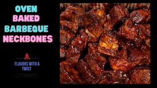 OVEN BAKED BARBEQUE NECK BONES [upl. by Etteraj758]