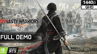 DYNASTY WARRIORS ORIGINS Demo Full Playthrough [upl. by Konopka]