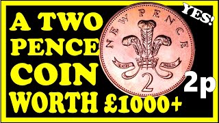 A Rare 2p Coin  A Two Pence Coin Worth Over £1000  Do You Have One [upl. by Belshin]