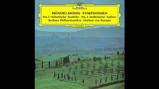 Mendelssohn Symphony n 3  Karajan BPO 24bit96khz 2016 [upl. by Yelruc378]