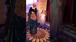 Frozen Meet amp Greet With Anna amp Elsa at Epcot  Walt Disney World [upl. by Anitirhc794]