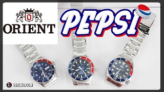 Orient Diver PEPSI Bezel Comparison  Which is your BEST Choice [upl. by Eednarb578]