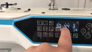 How to use bar tack function on JACK industrial sewing machines [upl. by Oneill]