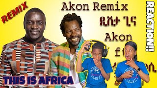 Dishta Gina Remix Akon ft Tariku  Remix Dishita Gina Official Music Audio 2021  REACTION VIDEO [upl. by Sung]