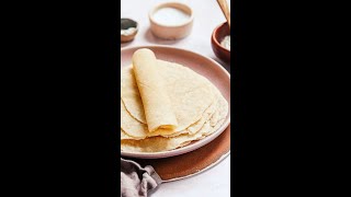 Cassava Flour Tortillas GrainFree  Minimalist Baker Recipes [upl. by Puklich126]