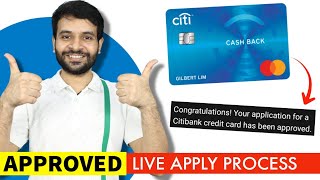 Citi Bank Credit Card Approved  Live Apply Process  ₹1000 Cashback भी 🔥🔥 [upl. by Mareld]