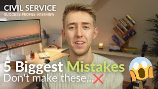 Civil Service Success Profiles Interview 5 Biggest Mistakes CompetencyStrength Based Interview [upl. by Laverna443]