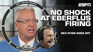 Rex Ryan GOES OFF on Matt Eberflus MISTAKES 🗣️ What the hell was he thinking  NFL Countdown [upl. by Anaic967]