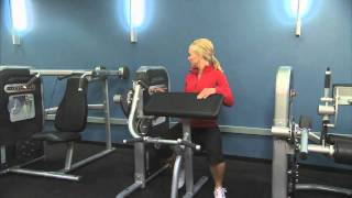 Life Fitness Circuit Series Biceps Curl Instructions [upl. by Hsejar]