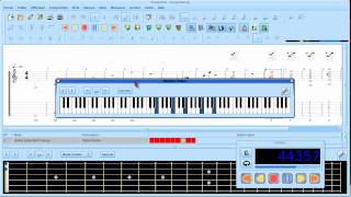 TuxGuitar découverte  QSynth  QjackCtrl  Linux [upl. by Newmann798]