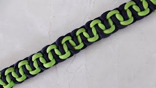 How To Tie A Cobra Belly Paracord Survival Bracelet Without Buckle [upl. by Scales]