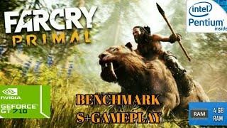 Far Cry Primal test on Dual core  GT 710  4GB RAM [upl. by Zamora]