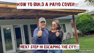 How to build a patio cover [upl. by Edrea]