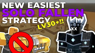 NEW EASIEST Solo Fallen Strategy  Tower Defense Simulator [upl. by Judson806]