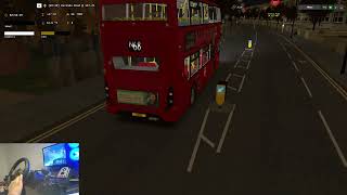 OMSI 2 Route N68  West Norwood to Aldwych Map  AddOn London [upl. by Hayidah915]